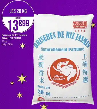 Géant Casino Royal elephant brisures de riz jasmin offre