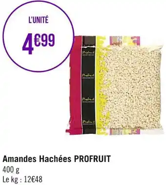 Géant Casino Profruit amandes hachées offre
