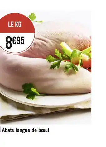 Géant Casino Abats langue de bœuf offre