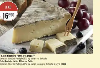 Saint nectaire fermier soregal
