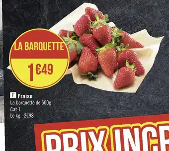 Géant Casino Fraise offre