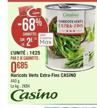 Casino haricots verts extra-fins