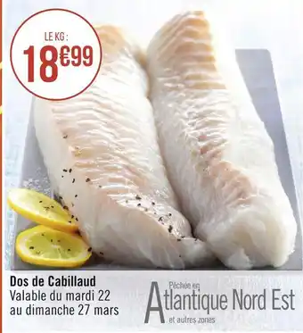 Géant Casino Dos de cabillaud offre