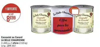 Géant Casino La belle chaurienne cassoulet au canard offre