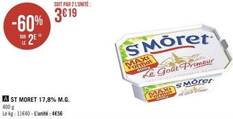 Géant Casino St moret st moret 17,8% m.g. offre