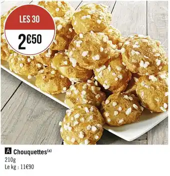 Géant Casino Chouquettes offre