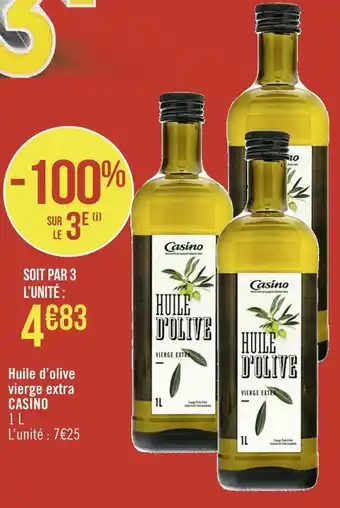 Géant Casino Casino huile d’olive vierge extra offre