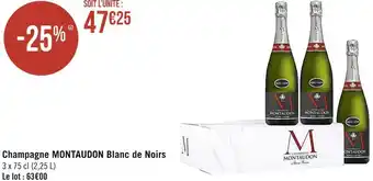 Montaudon champagne blanc de noirs