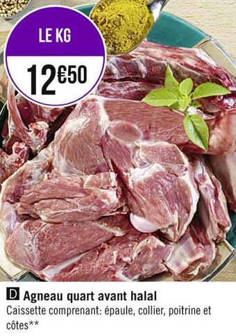 Géant Casino Agneau quart avant halal offre