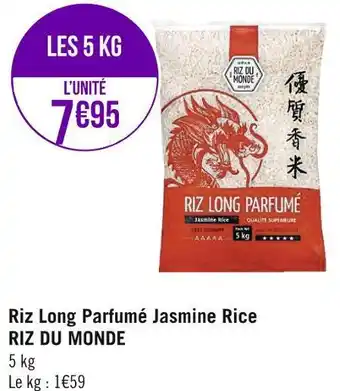 Géant Casino Riz du monde riz long parfumé jasmine rice offre