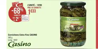 Casino cornichons extra-fins