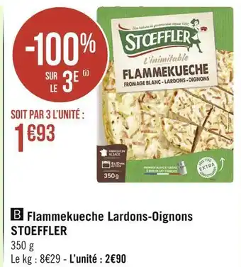 Stoeffler flammekueche lardons-oignons