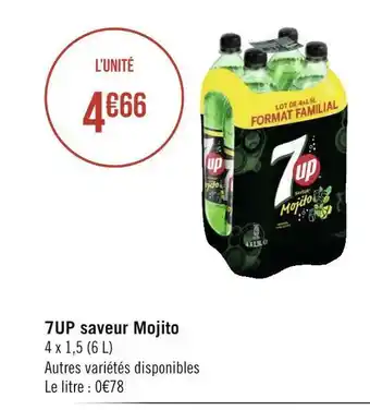 Géant Casino 7up 7up saveur mojito offre