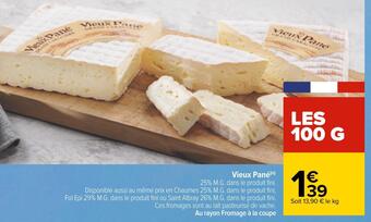 Carrefour Vieux pané offre