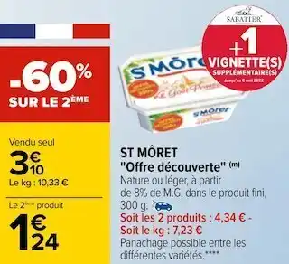 Carrefour St môret st môret "offre découverte" offre