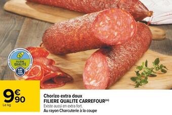 Carrefour Filiere qualite carrefour chorizo extra doux offre