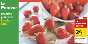 Carrefour Fraises gariguette offre