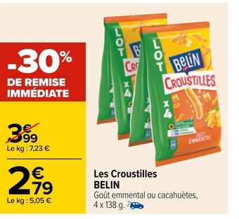 Carrefour Belin les croustilles offre
