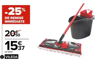 Carrefour Vileda balai à plat ultramax power offre