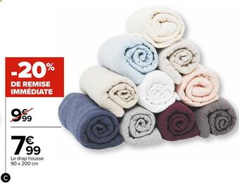 Carrefour Tex linge de lit "jersey" offre