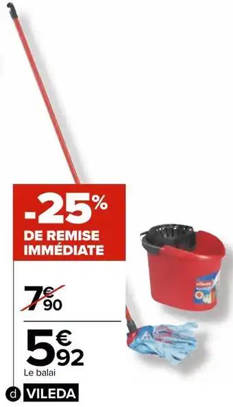 Carrefour Vileda balai supermocio triple action offre