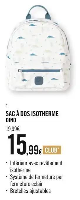 Sac Ă dos isotherme