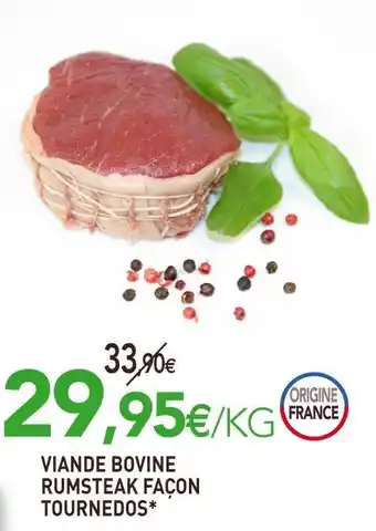 naturéO Viande bovine rumsteak façon tournedos offre