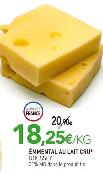 naturéO Roussey émmental au lait cru offre