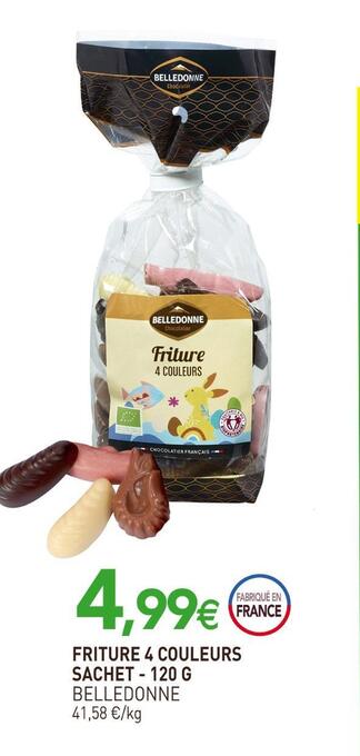 Belledonne friture 4 couleurs sachet