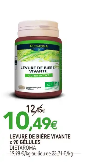 naturéO Dietaroma levure de bière vivante offre