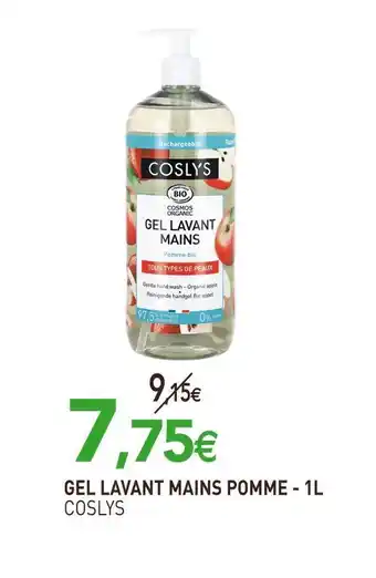 naturéO Coslys gel lavant mains pomme offre