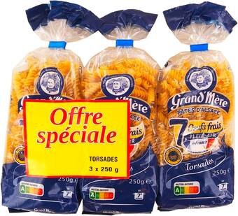 Match Grand mere pâtes d'alsace offre