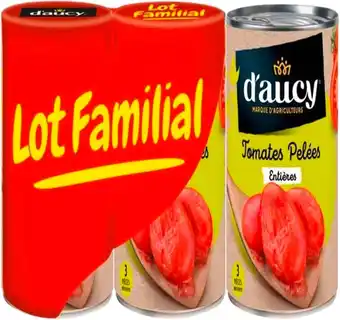 Match D'aucy tomates pelées offre