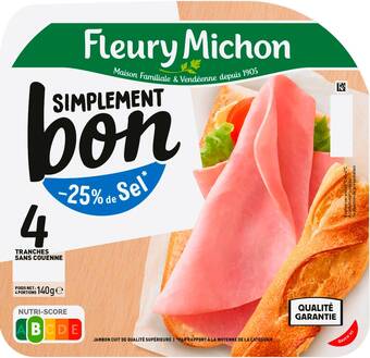 Match Fleury michon jambon simplement bon offre