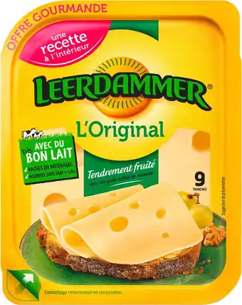 Match Leerdammer l'original en tranches offre
