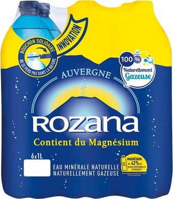 Match Rozana eau minérale naturelle gazeuse offre