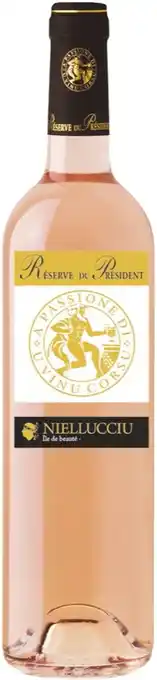 Match Réserve du président île de beauté igp offre