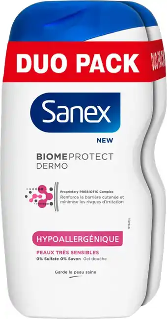 Match Sanex gel douche biome protect offre