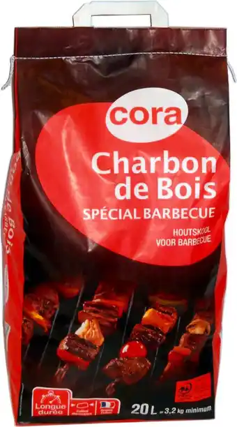 Match Cora charbon de bois 20 l offre