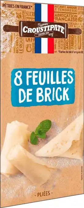 Match Croustipate feuilles de brick offre