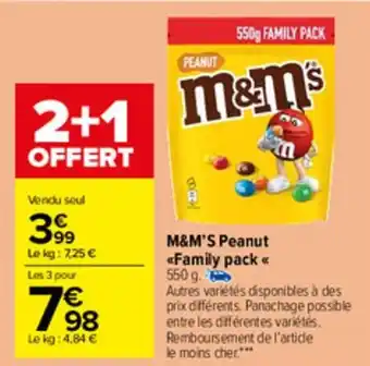 Carrefour Market M&M'S peanut offre