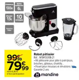 Carrefour Market Robot pâtissier offre