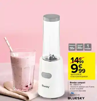Carrefour Market Blender compact offre