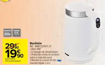 Carrefour Market Bouilloire offre