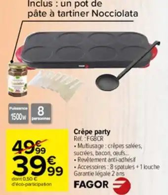 Carrefour Market Crêpe party offre