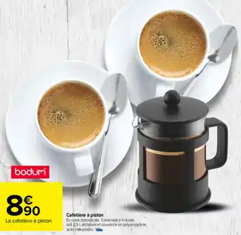 Cafetière à piston