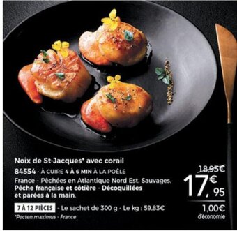 Thiriet Noix de st.jacques offre