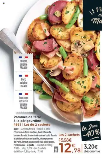 Thiriet Pommes de terre à la périgourdine offre