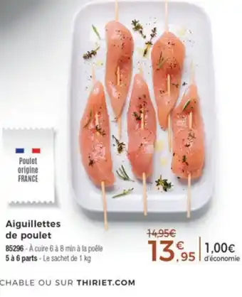 Aiguillettes de poulet