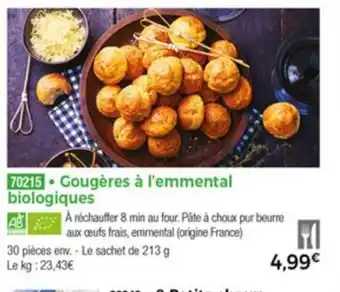 Thiriet Gougères à l'Emmental offre